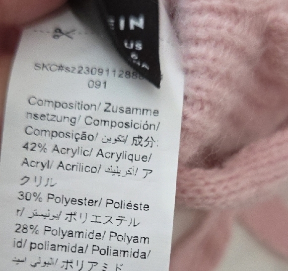 Shein Cozy Pink Cropped Cardigan and Pants Sweater Set NWOT - Picture 13 of 15